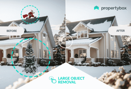 How To Remove Objects From Property Photos (Including Those Large Inflatable Santas)