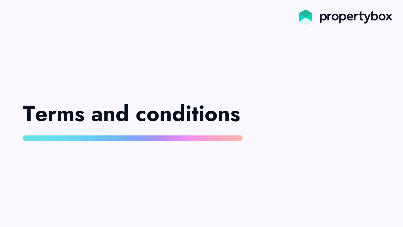 Terms Conditions PropertyBox