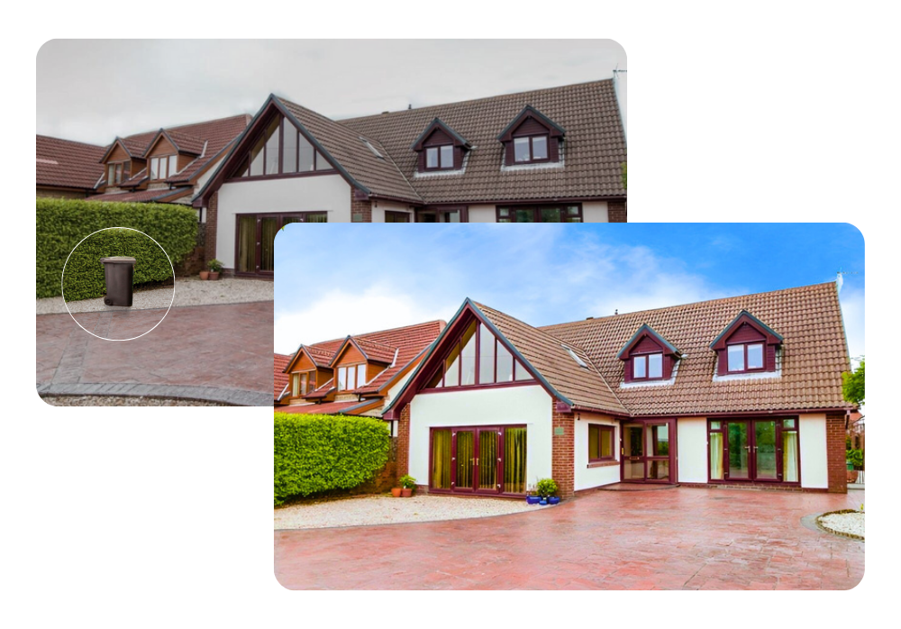 Before and after - Blue Sky - PropertyBox