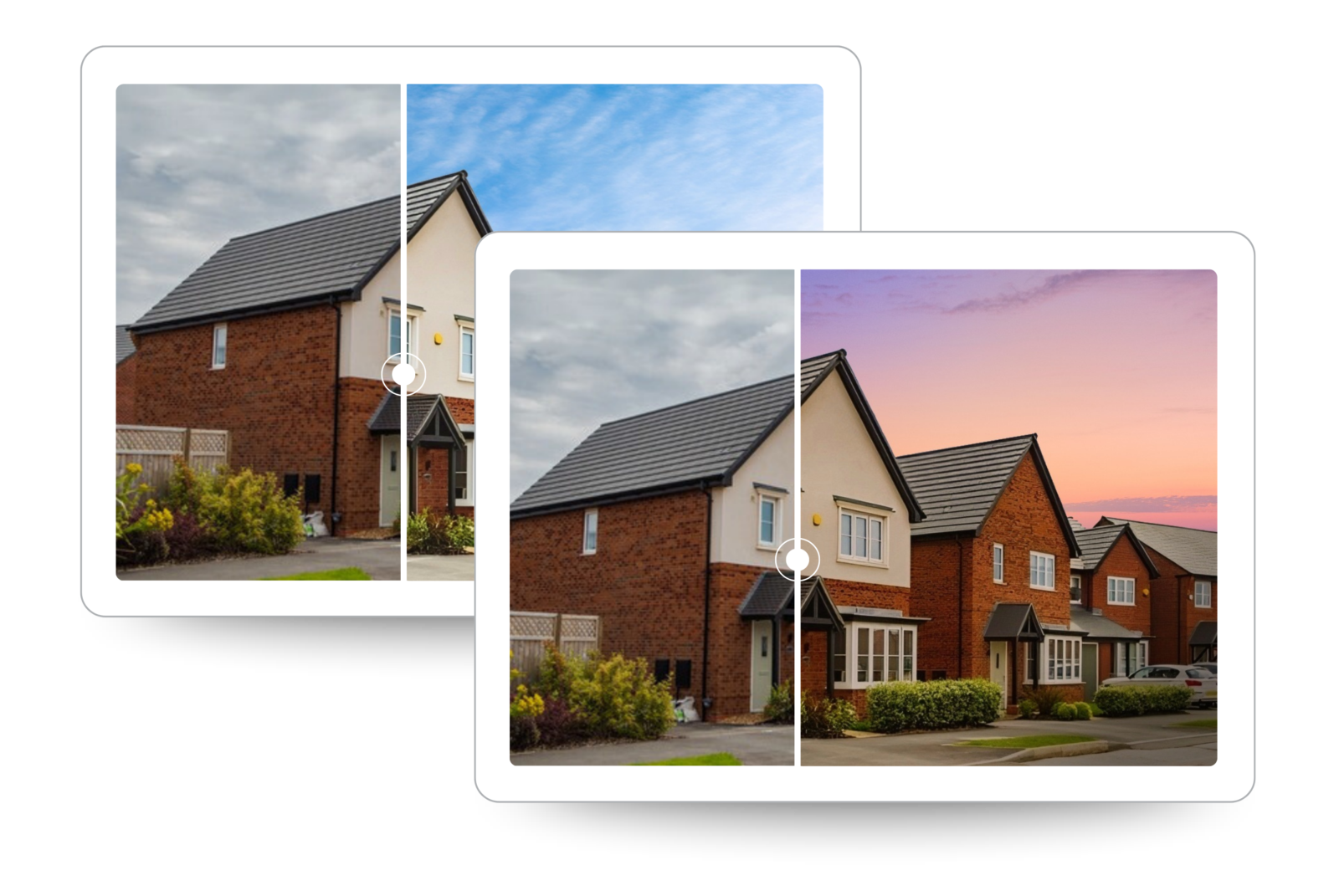 Blue Sky and Dusk Photo Options - PropertyBox