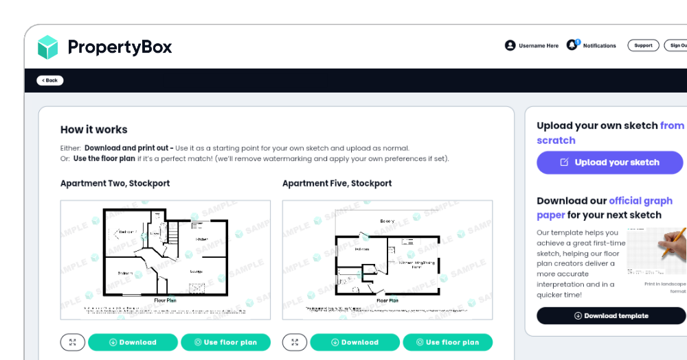 Floor Plan Library - Options - PropertyBox